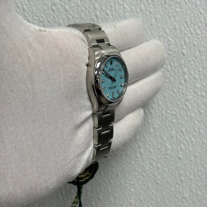 Rolex Oyster Perpetual 31mm Tiffany Dial Ref# 277200 - Happy Jewelers Fine Jewelry Lifetime Warranty