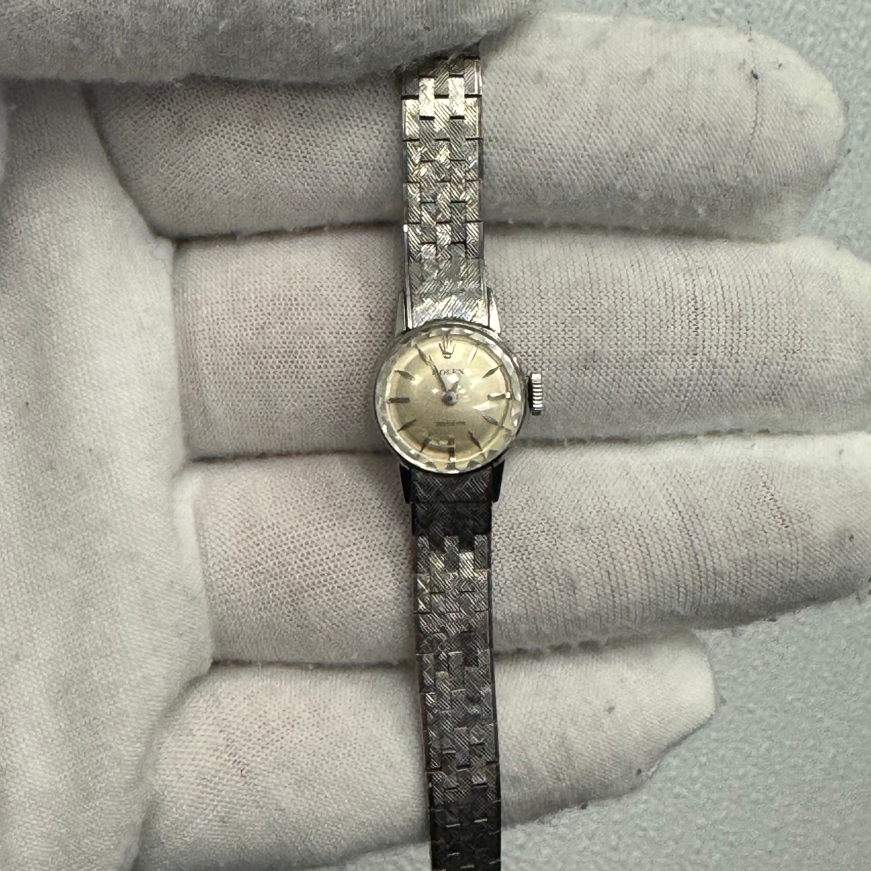 Rolex Precision 15mm Silver Dial Ref# 2604 - Happy Jewelers Fine Jewelry Lifetime Warranty