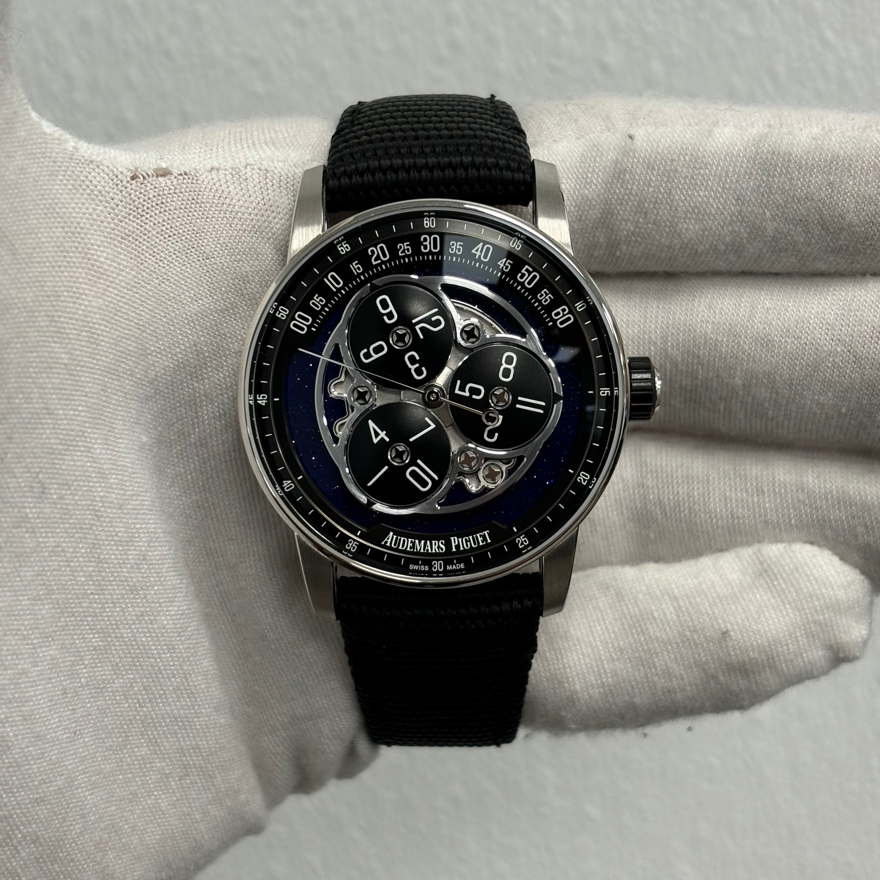 Audemars Piguet Code 11.59 41mm Black Dial Ref# 15212NB.OO.A002KB.01 - Happy Jewelers Fine Jewelry Lifetime Warranty
