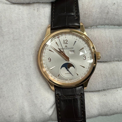 Jaeger LeCoultre Calendar 40mm Silver Dial Ref# Q4142520 - Happy Jewelers Fine Jewelry Lifetime Warranty