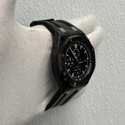 Audemars Piguet Royal Oak Offshore 44mm Black Dial Ref# 26400AU.OO.A002CA.01 - Happy Jewelers Fine Jewelry Lifetime Warranty