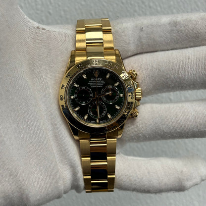 Rolex Daytona 40mm Green Dial Ref# 116508 - Happy Jewelers Fine Jewelry Lifetime Warranty