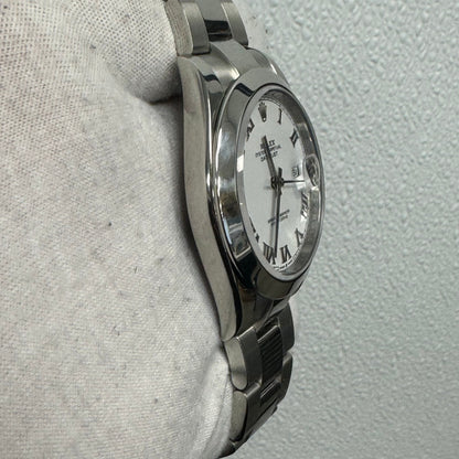 Rolex Datejust 41mm White Roman Dial Ref# 126300 - Happy Jewelers Fine Jewelry Lifetime Warranty