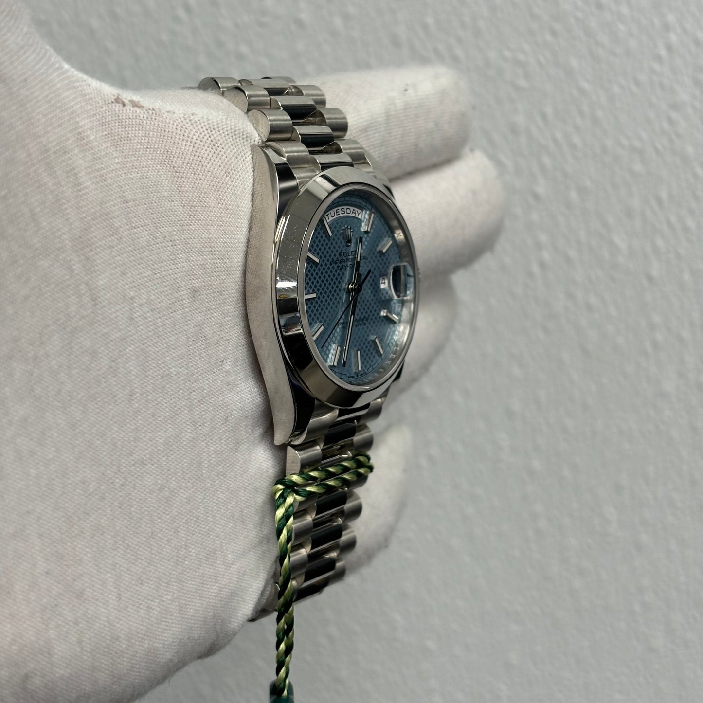 Rolex Day-Date 40mm Blue Dial Ref# 228206