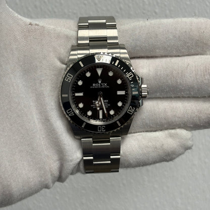 Rolex Submariner No-Date 41mm Black Dial Ref# 124060 - Happy Jewelers Fine Jewelry Lifetime Warranty