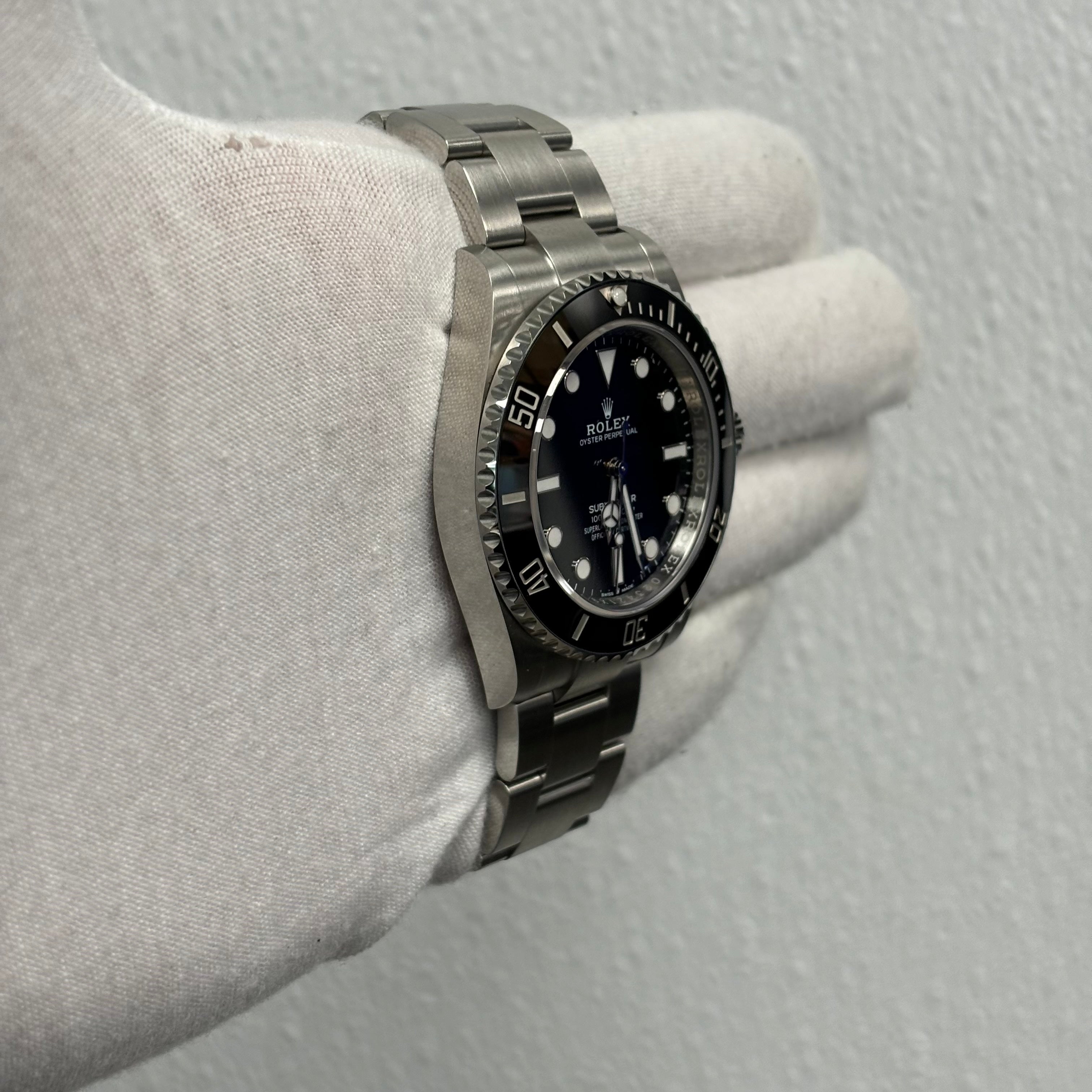 Rolex Submariner No-Date 41mm Black Dial Ref# 124060 - Happy Jewelers Fine Jewelry Lifetime Warranty