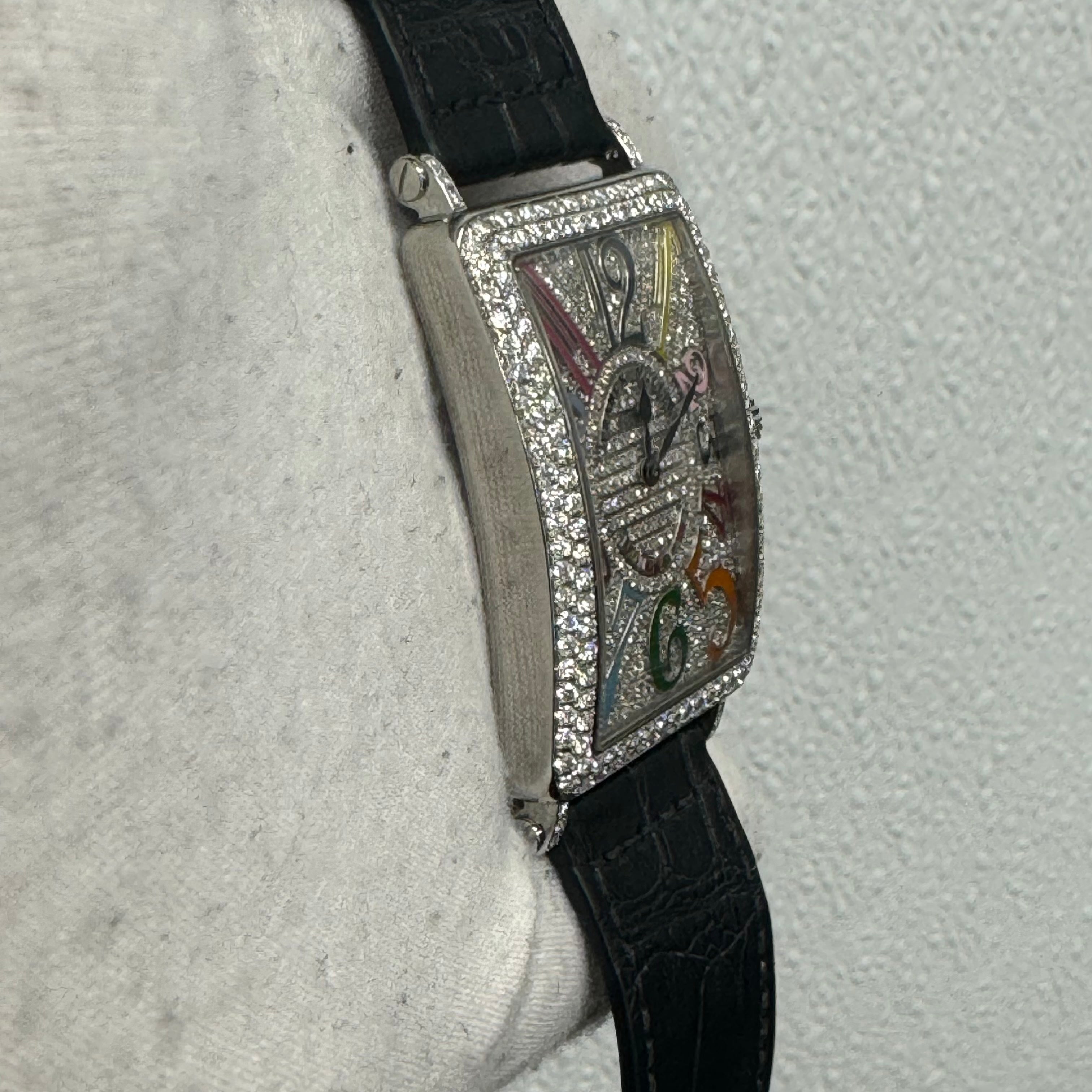 Franck Muller Long Island 43mm Custom Dial Ref# 1002 QZ - Happy Jewelers Fine Jewelry Lifetime Warranty