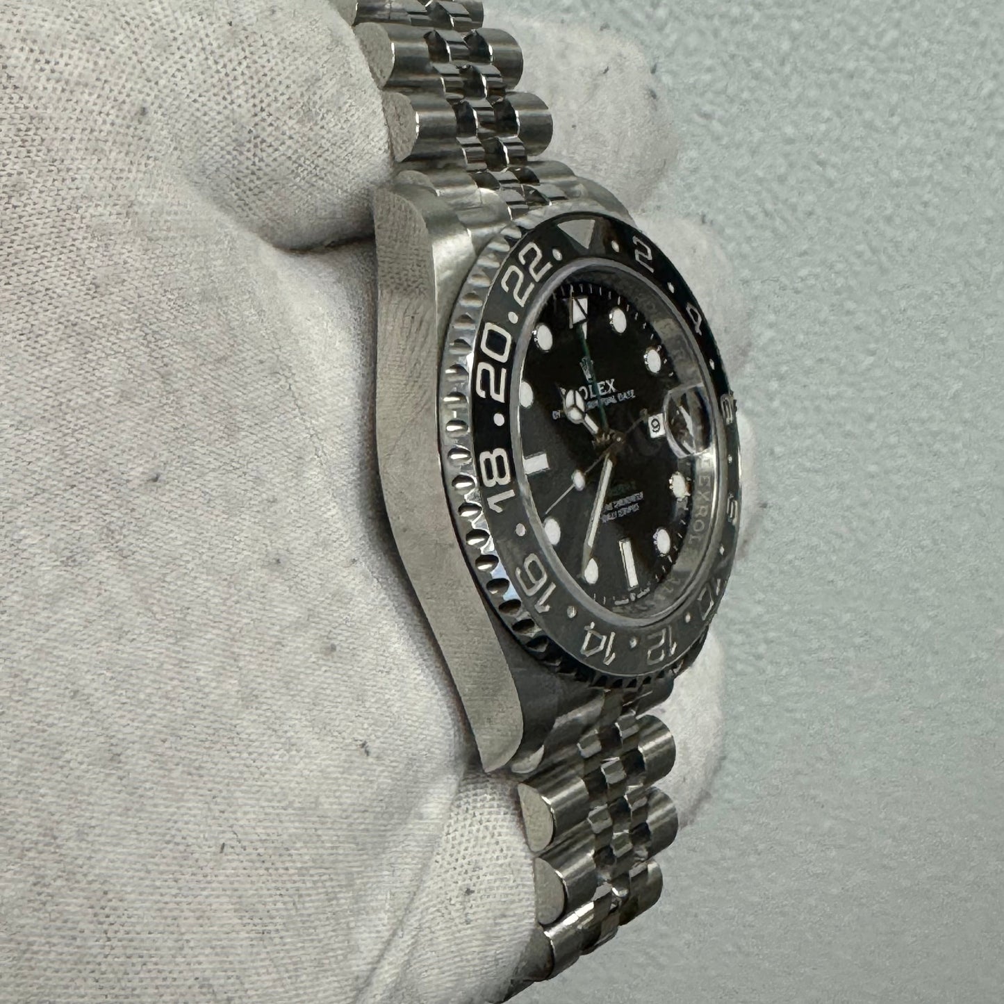 Rolex GMT-Master II 40mm Black Dial Ref# 126710GRNR