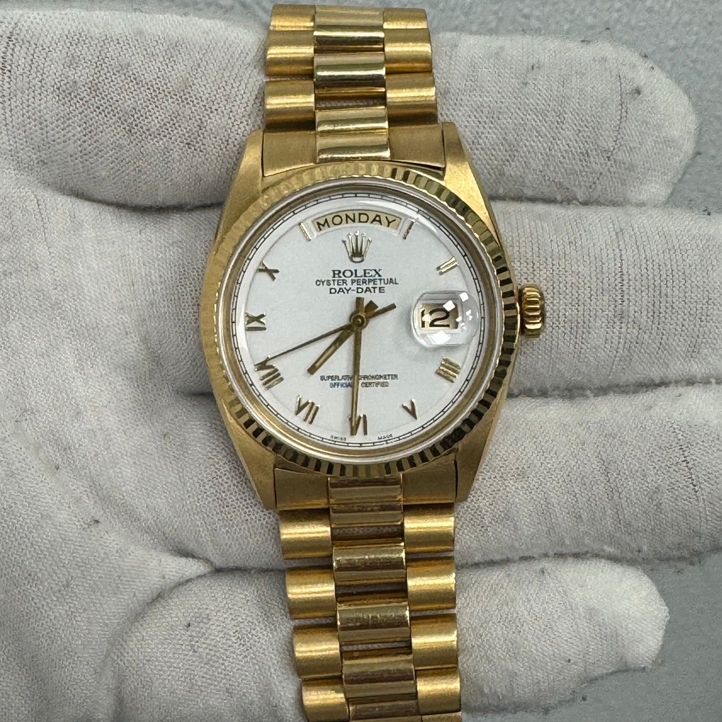 Rolex Day-Date 36mm White Dial Ref#1807