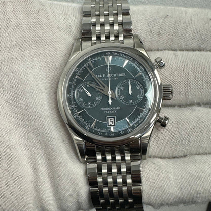 Carl F. Bucherer 43mm Blue Dial Ref# 00.10919.08.53.21 - Happy Jewelers Fine Jewelry Lifetime Warranty