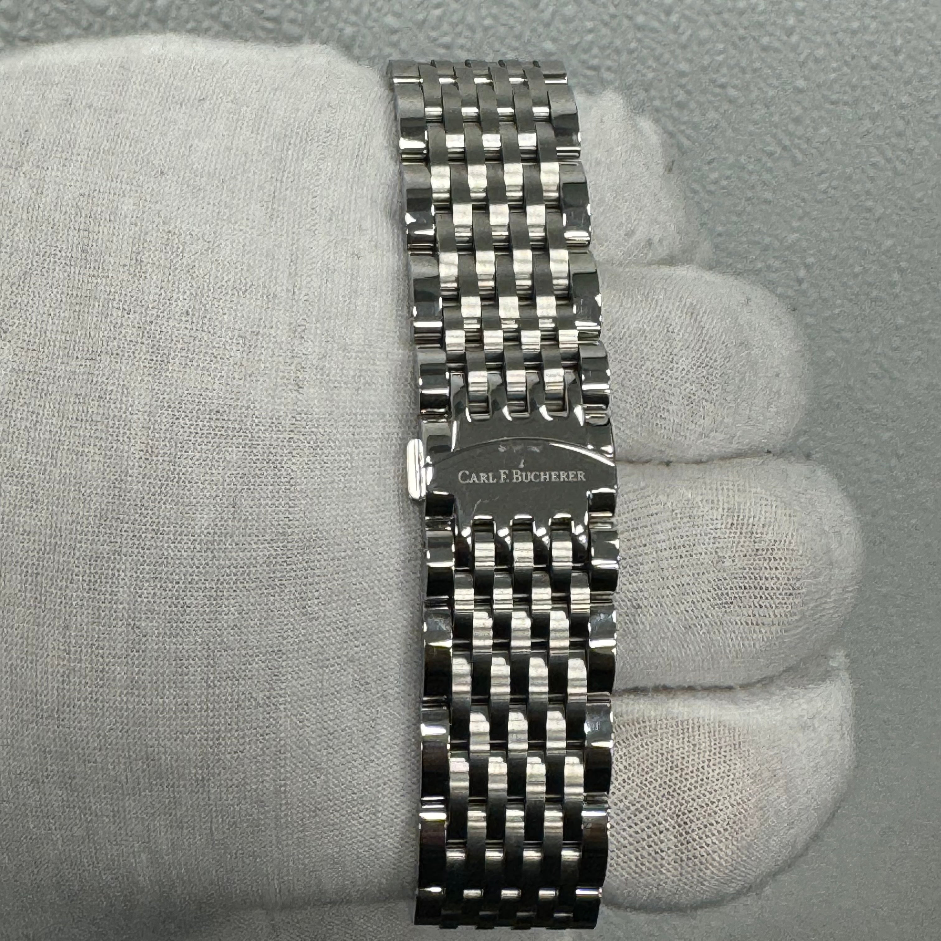 Carl F. Bucherer 43mm Blue Dial Ref# 00.10919.08.53.21 - Happy Jewelers Fine Jewelry Lifetime Warranty