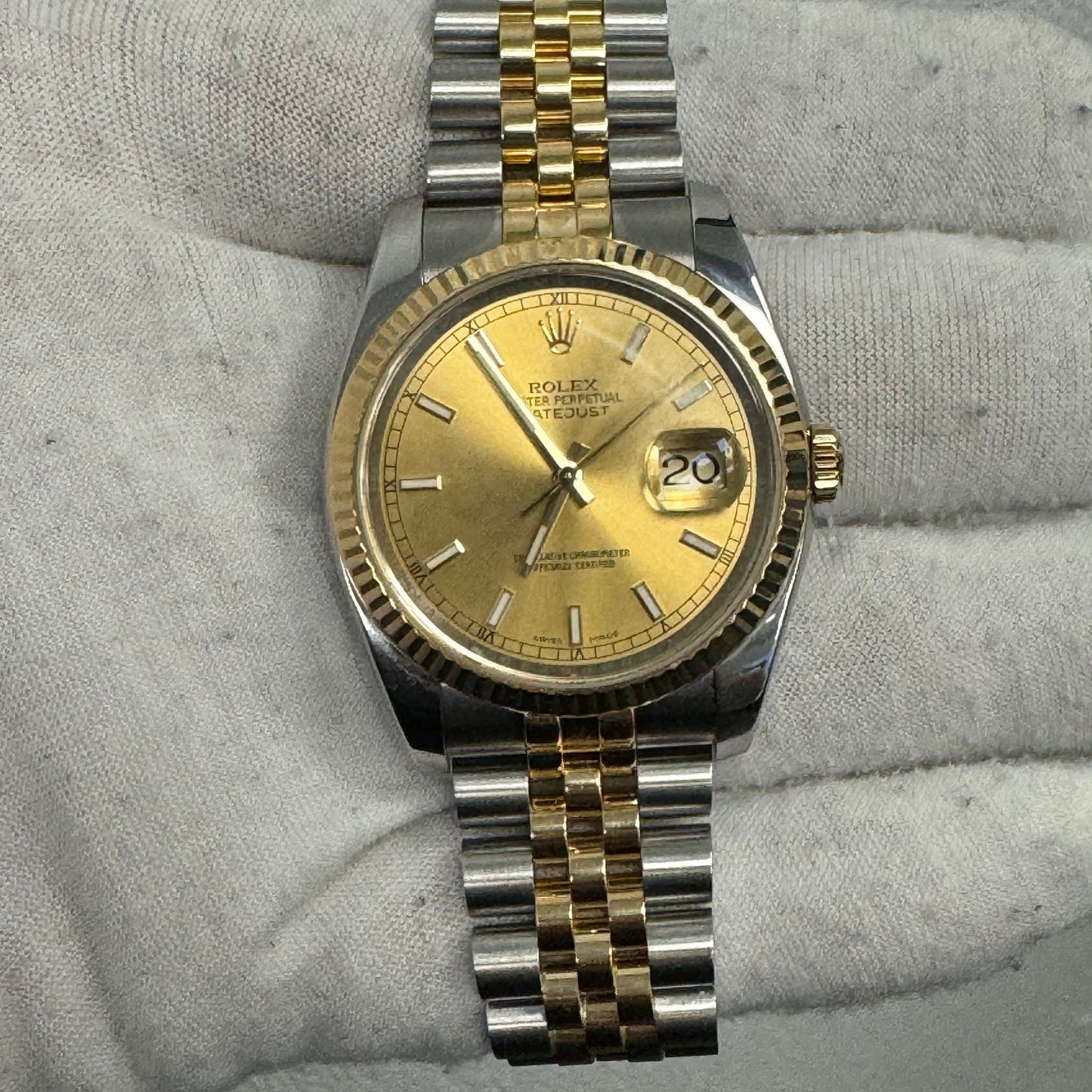 Rolex Datejust 36mm Champagne Dial Ref# 116233