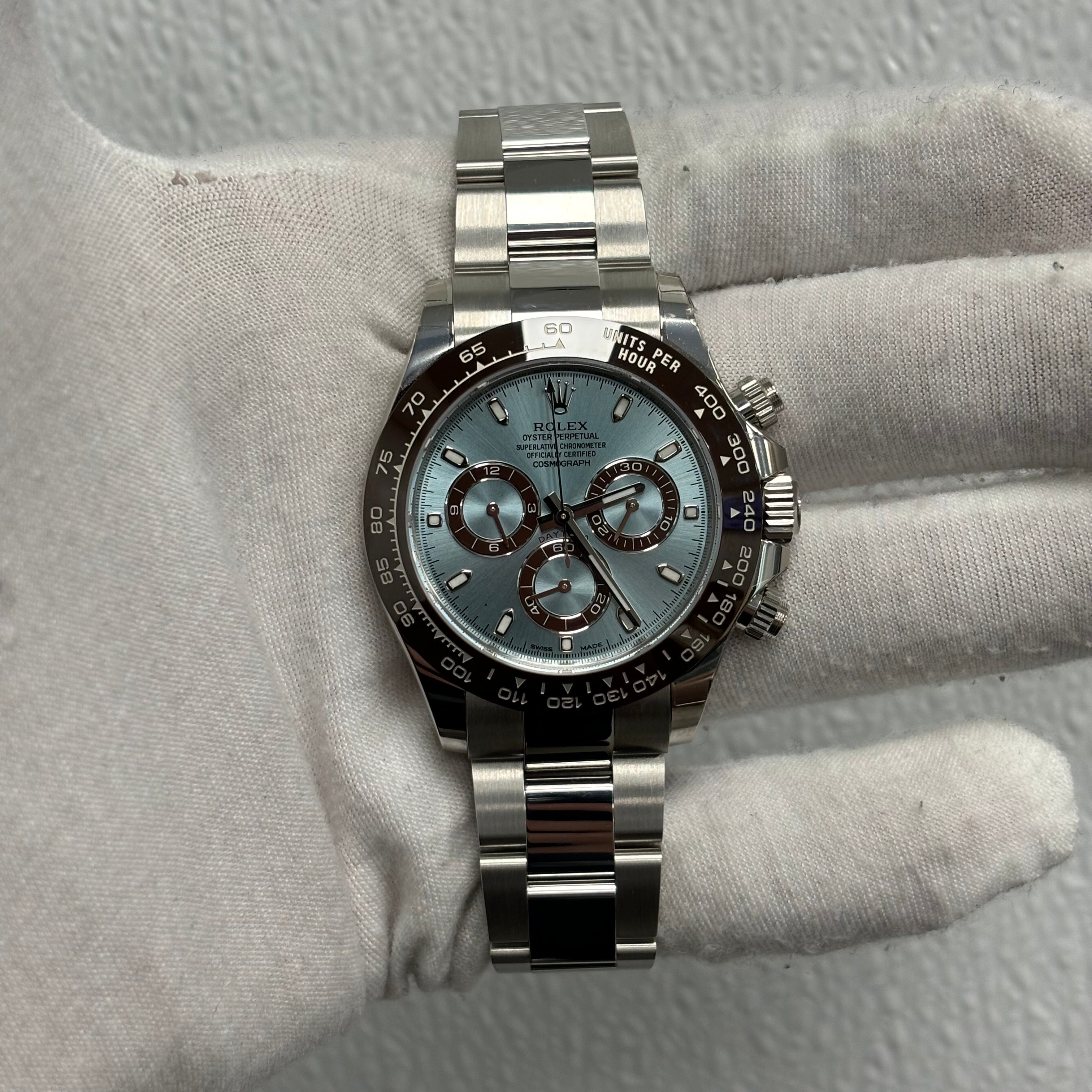 Rolex Daytona 40mm Blue Dial Ref# 116506 - Happy Jewelers Fine Jewelry Lifetime Warranty