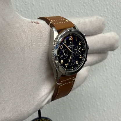 Breitling Classic 42mm Black Dial Ref# A23380 - Happy Jewelers Fine Jewelry Lifetime Warranty