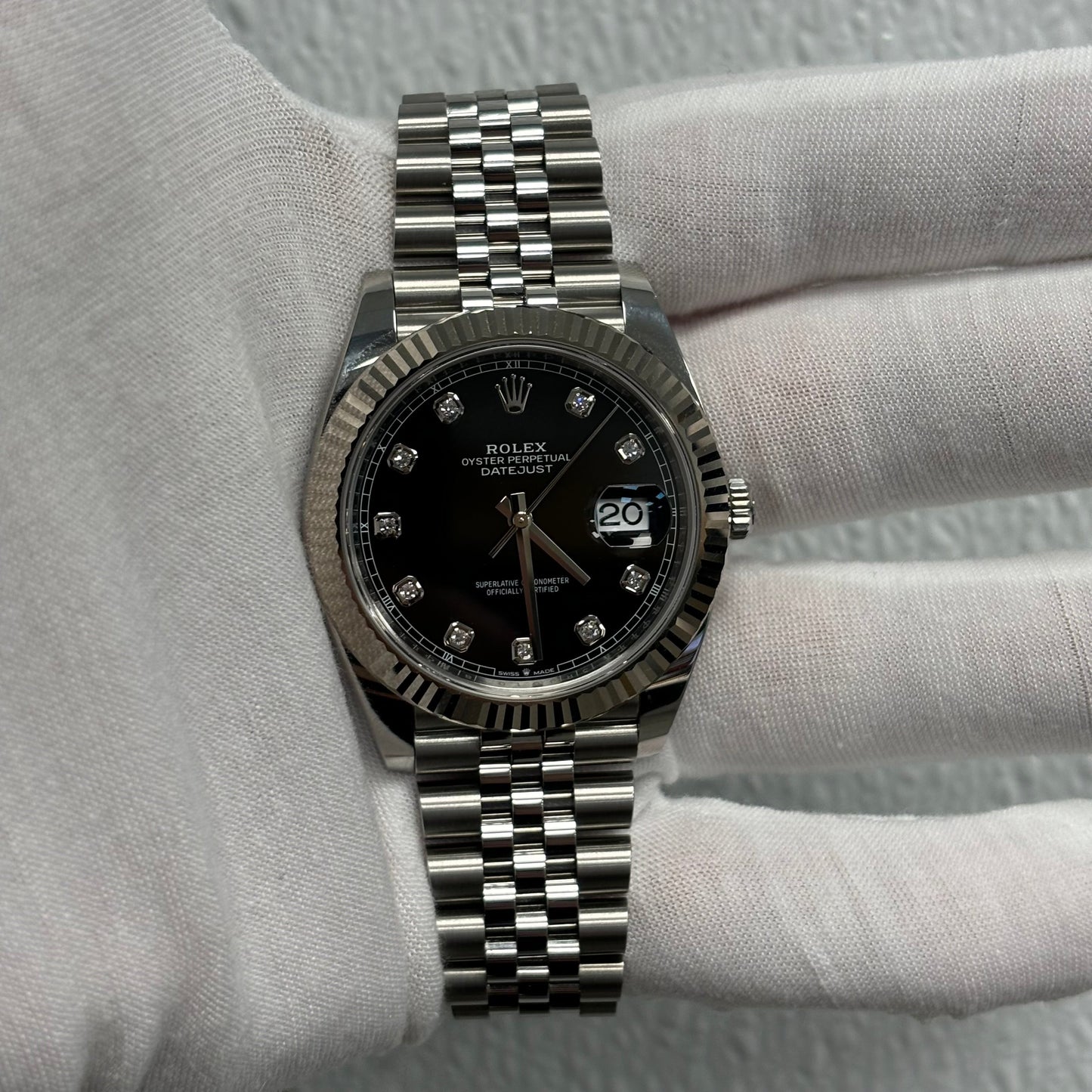 Rolex Datejust 41mm Black Dial Ref# 126334