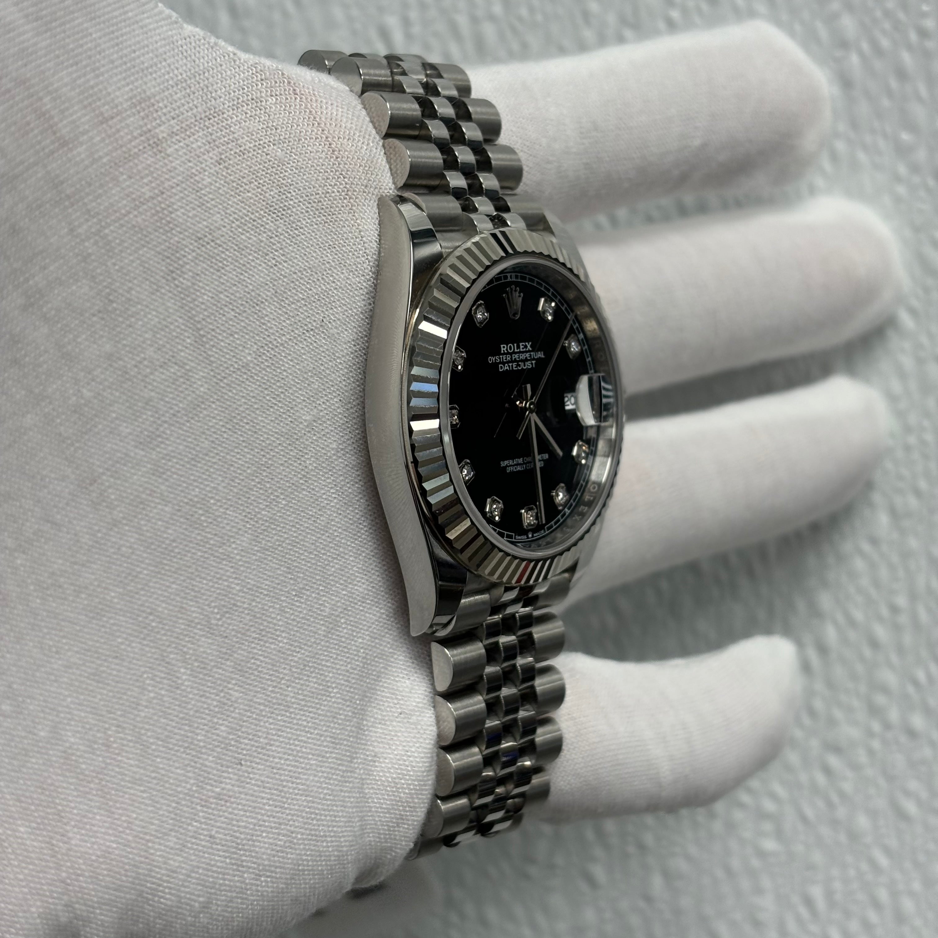 Rolex Datejust 41mm Black Dial Ref# 126334 - Happy Jewelers Fine Jewelry Lifetime Warranty