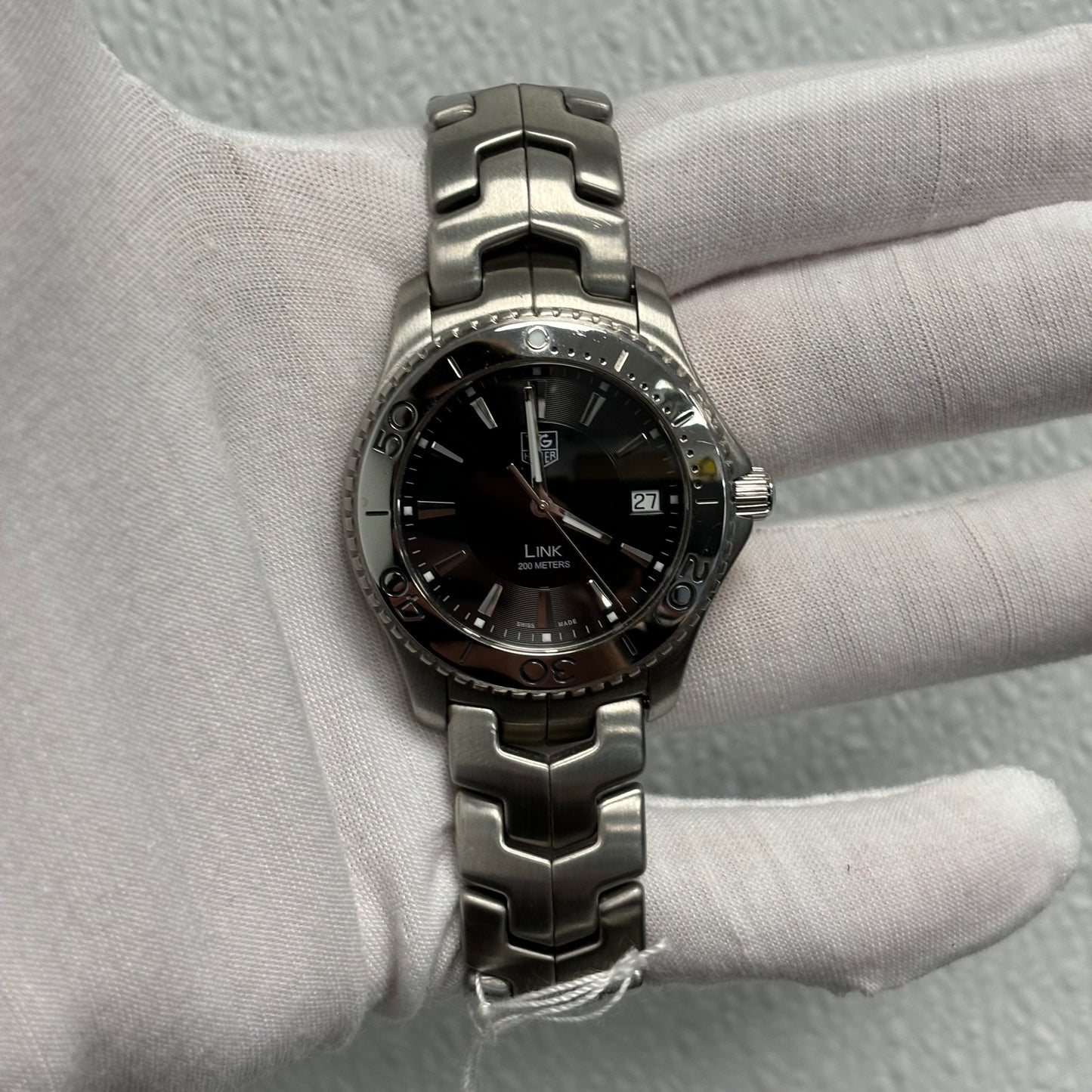 Tag Heuer Link 39mm Black Dial Ref# WJ1110-0