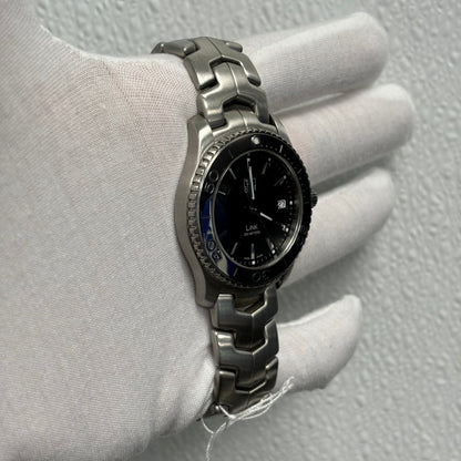 Tag Heuer Link 39mm Black Dial Ref# WJ1110-0 - Happy Jewelers Fine Jewelry Lifetime Warranty