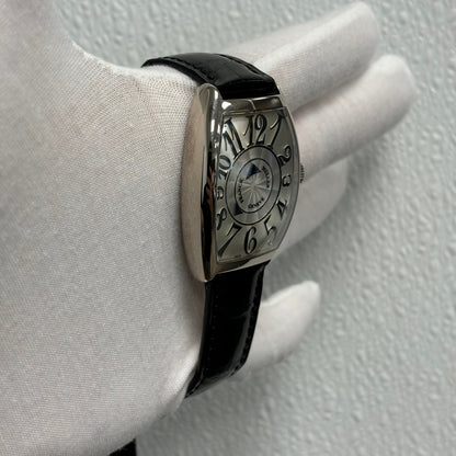 Franck Muller Double Mistery 34mm White Dial Ref# 6850 DM - Happy Jewelers Fine Jewelry Lifetime Warranty