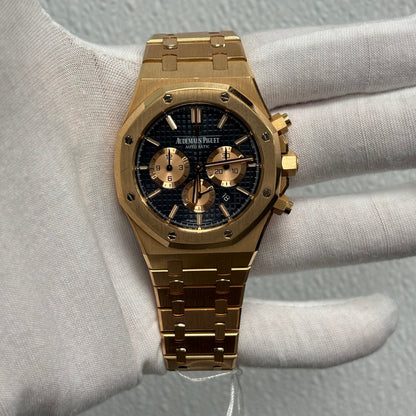 Audemars Piguet Royal Oak 41mm Blue Dial Ref# 26331OR - Happy Jewelers Fine Jewelry Lifetime Warranty