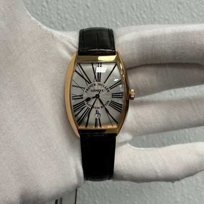 Franck Muller Curvex 34mm White Dial Ref# 6850 B SC DT RA - Happy Jewelers Fine Jewelry Lifetime Warranty