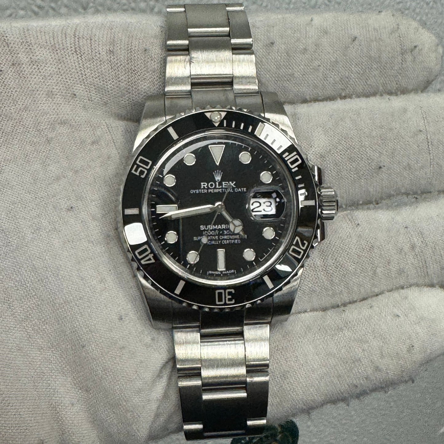 Rolex Submariner 40mm Black Dial Watch Ref# 116610LN