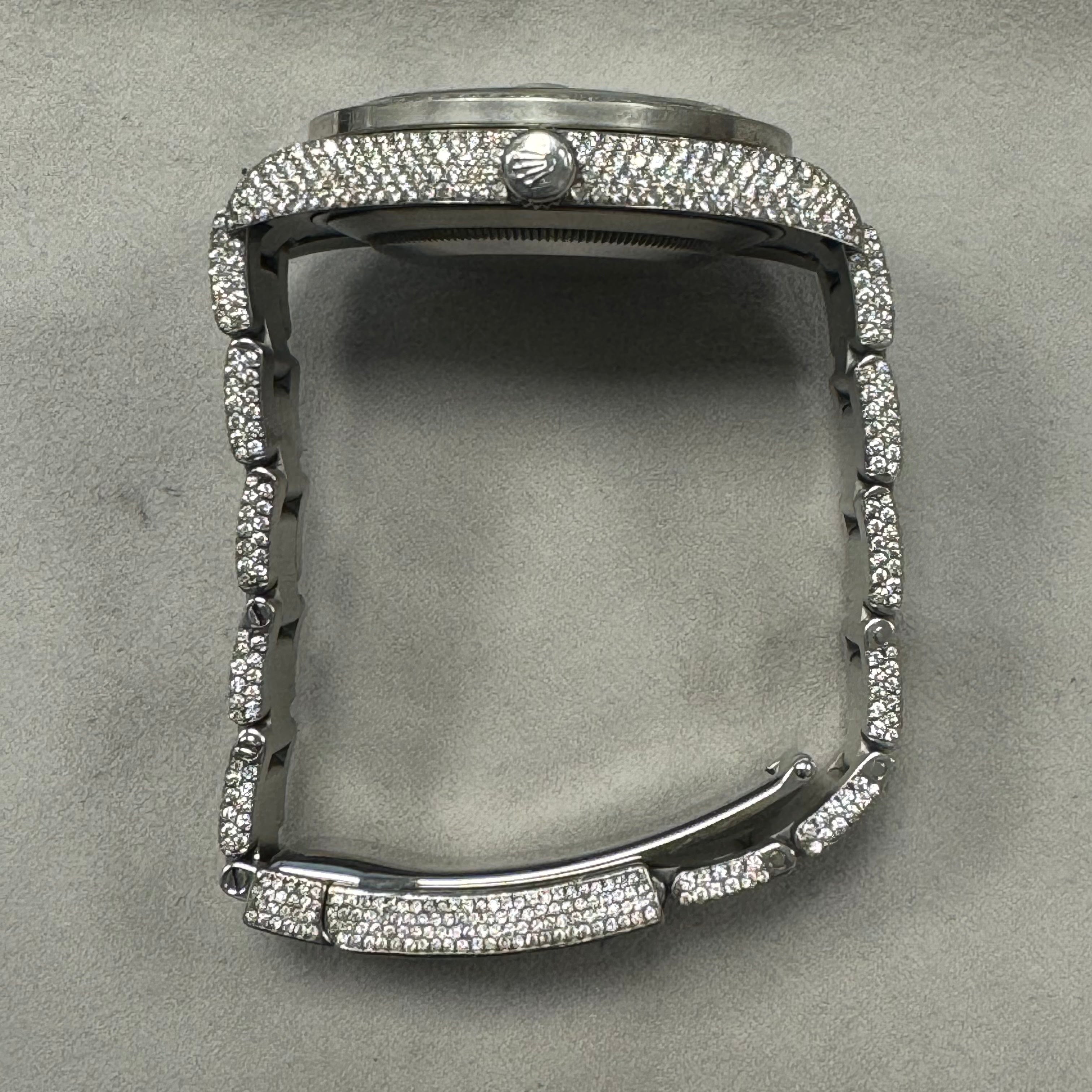 Rolex Datejust 41mm Iced Out Watch Ref# 116300 - Happy Jewelers Fine Jewelry Lifetime Warranty