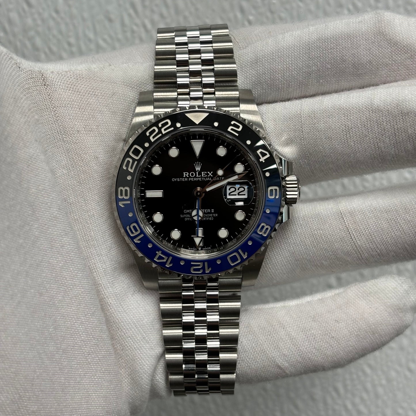 Rolex GMT-Master II 40mm Black Dial Ref# 126710BLNR