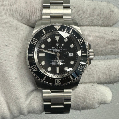 Rolex Sea-Dweller Deepsea 44mm Black Dial Watch Ref#126660 - Happy Jewelers Fine Jewelry Lifetime Warranty
