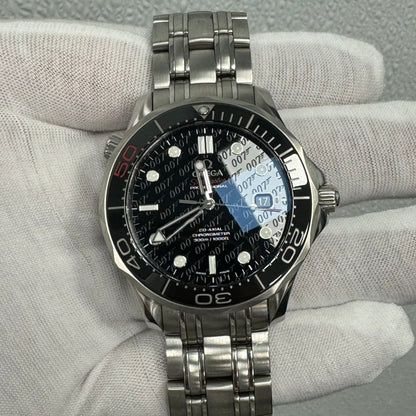 Omega Seamaster "007" 42mm Black Dial Watch Ref# 212.30.36.20.51.001 - Happy Jewelers Fine Jewelry Lifetime Warranty