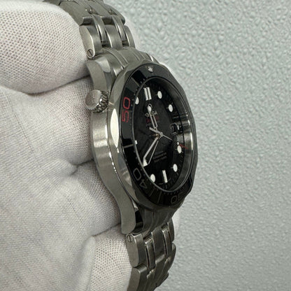 Omega Seamaster "007" 42mm Black Dial Watch Ref# 212.30.36.20.51.001 - Happy Jewelers Fine Jewelry Lifetime Warranty
