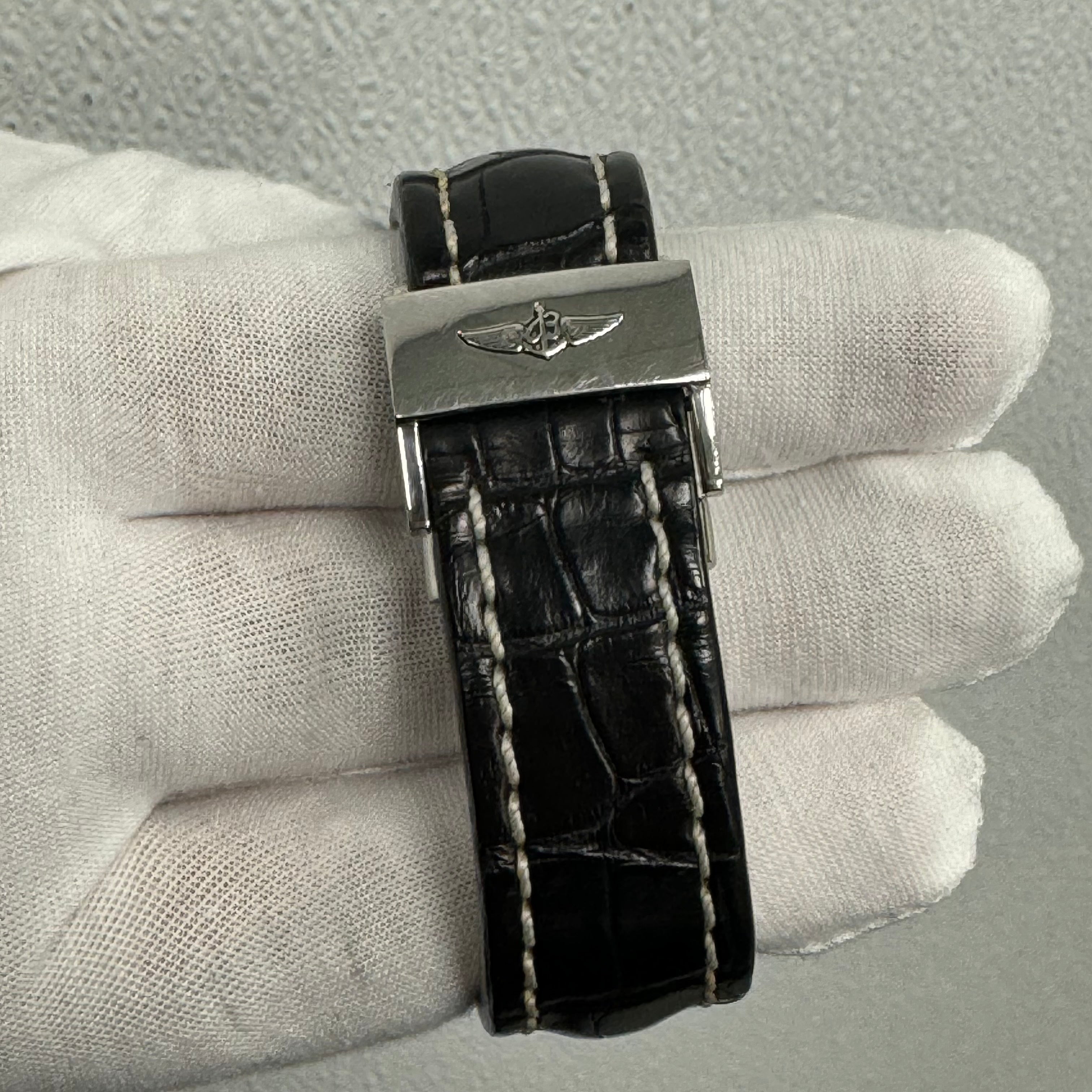 Breitling Navitimer 46mm Black Dial Watch Ref# A24322 - Happy Jewelers Fine Jewelry Lifetime Warranty