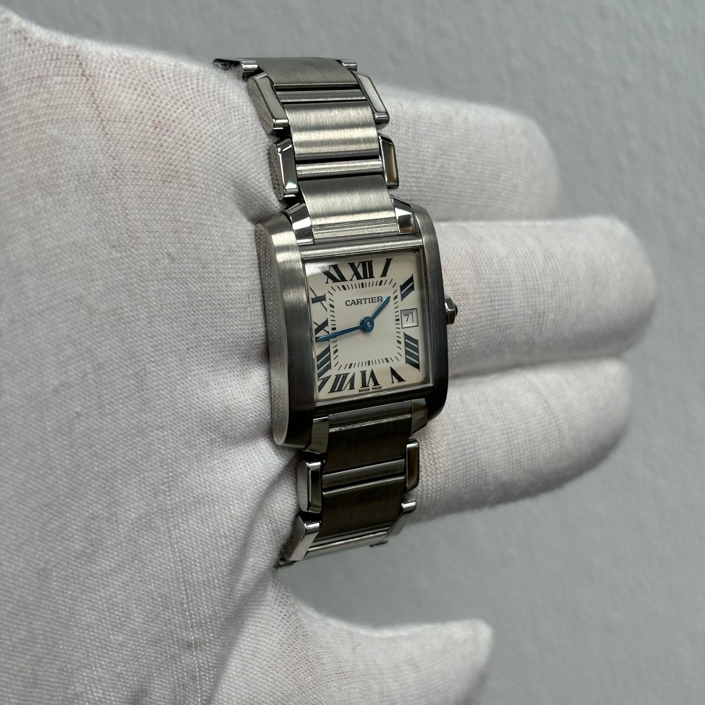 Cartier Tank 25mm White Dial Watch Ref# W51011Q3