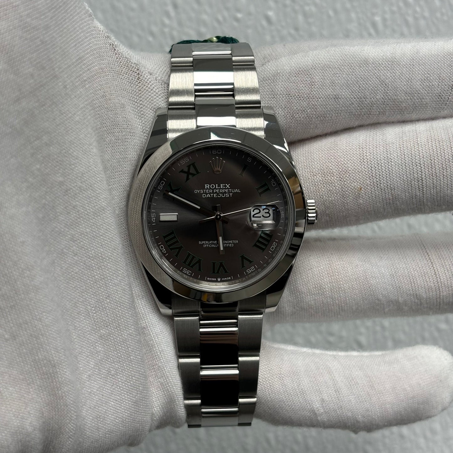 Rolex Datejust 41mm Grey Dial Watch Ref# 126300