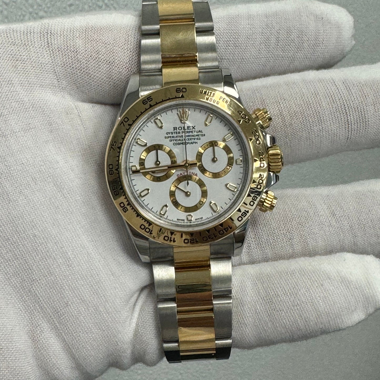 Rolex Daytona 40mm White Dial Watch Ref# 116503