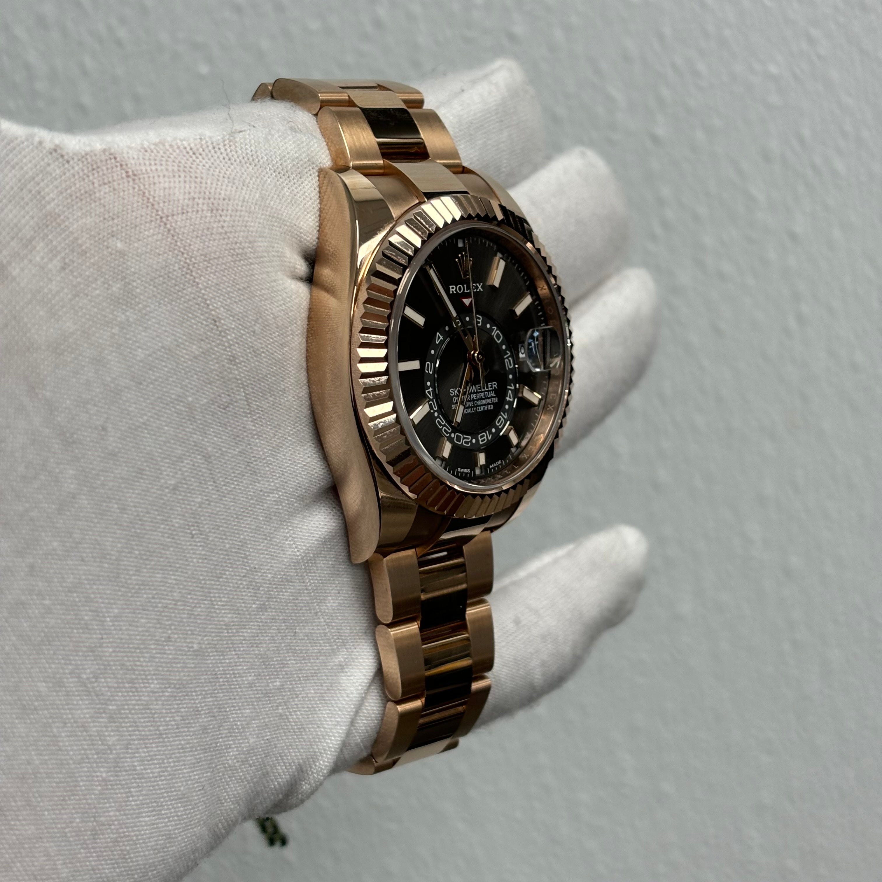 Rolex Sky-Dweller 42mm Rhodium Dial Ref# 326935 - Happy Jewelers Fine Jewelry Lifetime Warranty