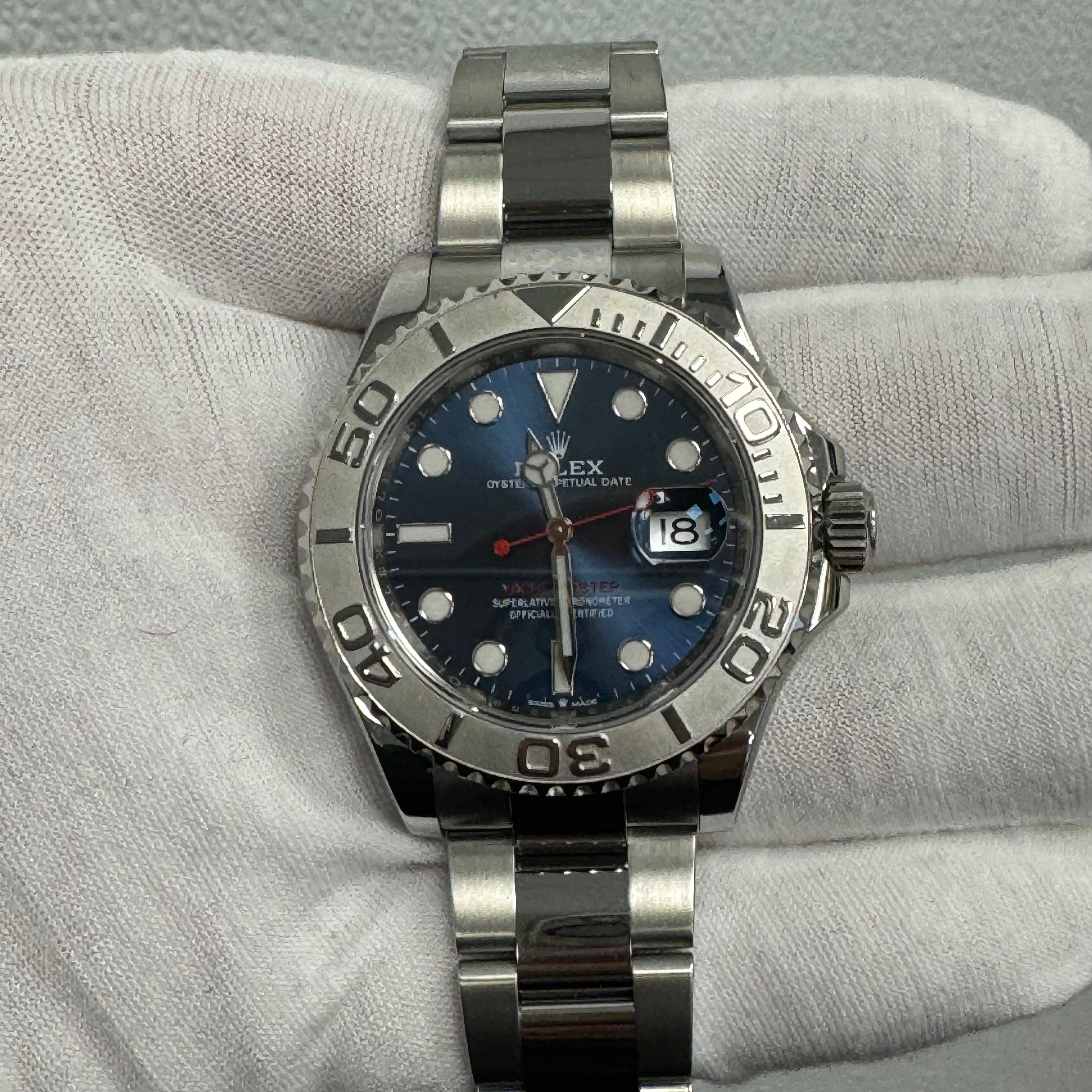 Rolex Yachtmaster 40mm Blue Dial Watch Ref# 126622 - Happy Jewelers Fine Jewelry Lifetime Warranty