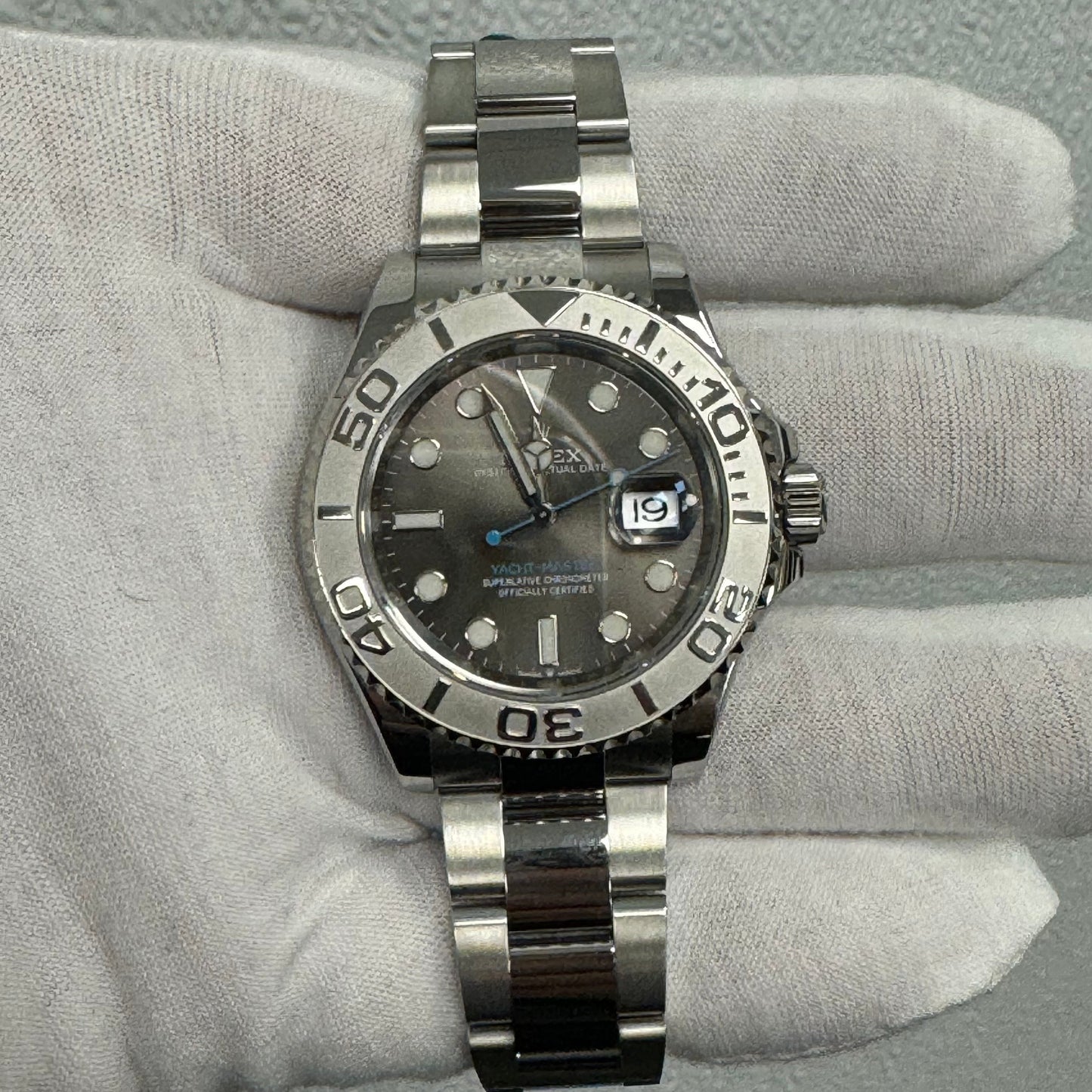 Rolex Yachtmaster 40mm Rhodium Dial Watch Ref# 126622