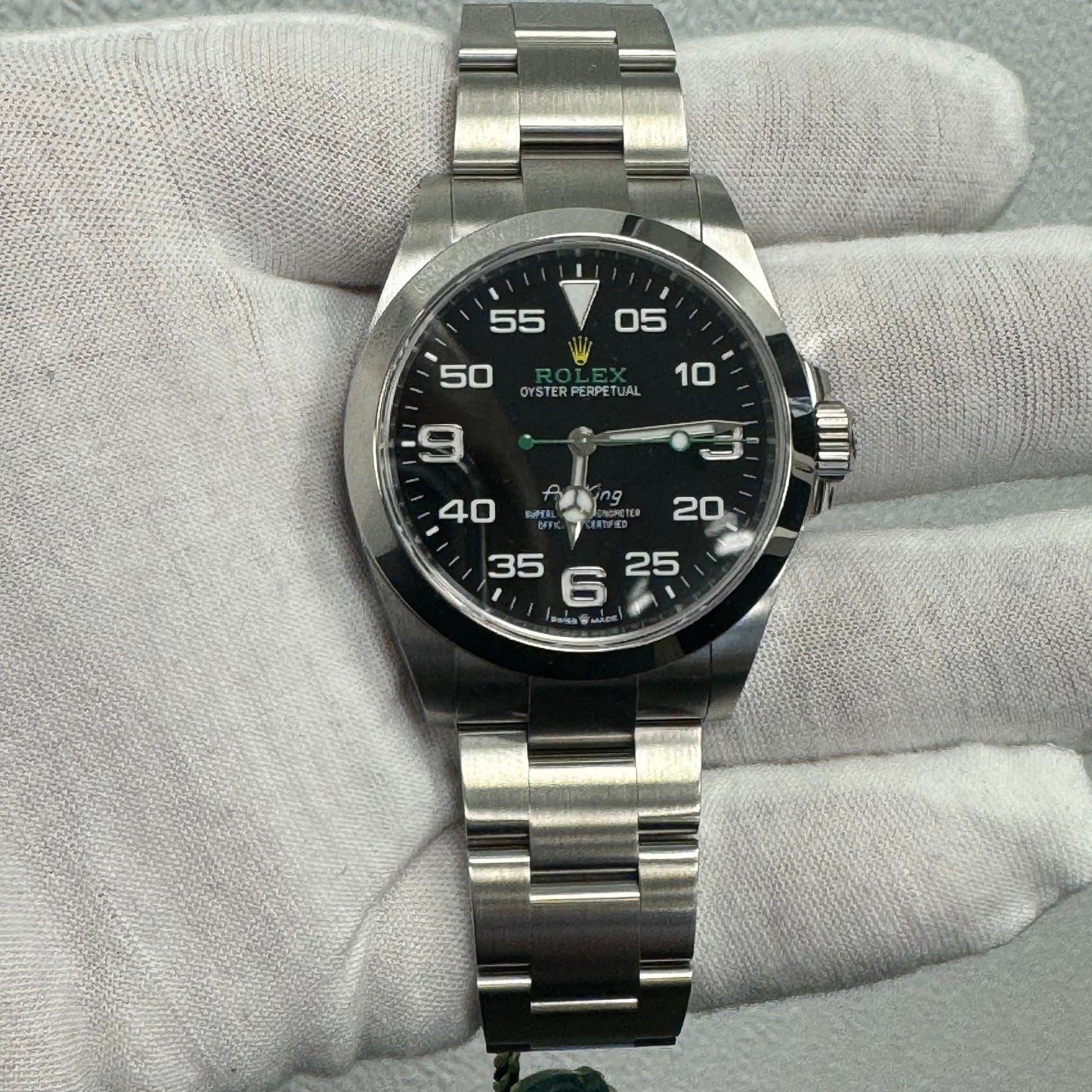 Rolex Air King 40mm Black Dial Watch Ref# 126900