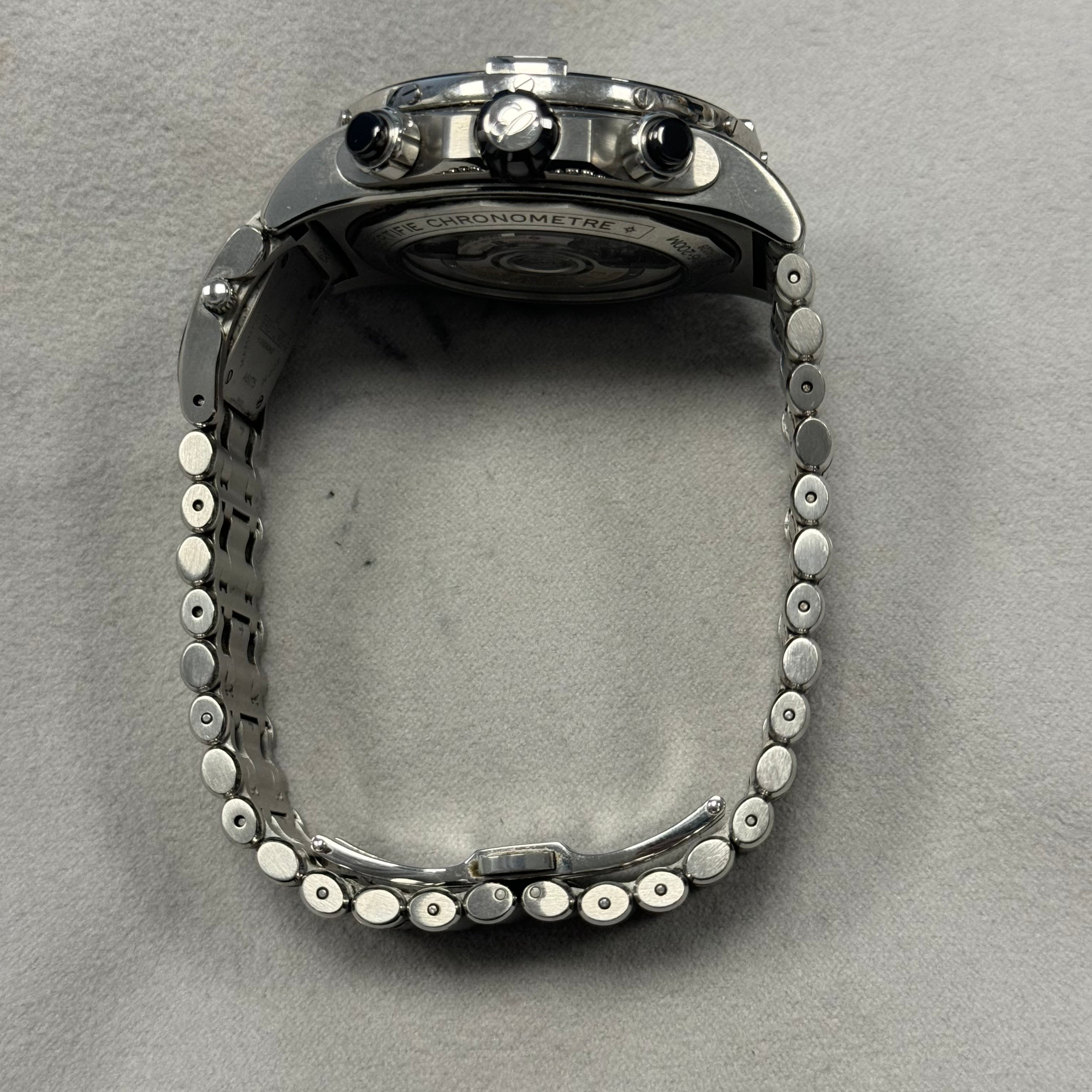 Breitling Super Chronomat 44mm Black Dial Watch Ref# AB0136 - Happy Jewelers Fine Jewelry Lifetime Warranty