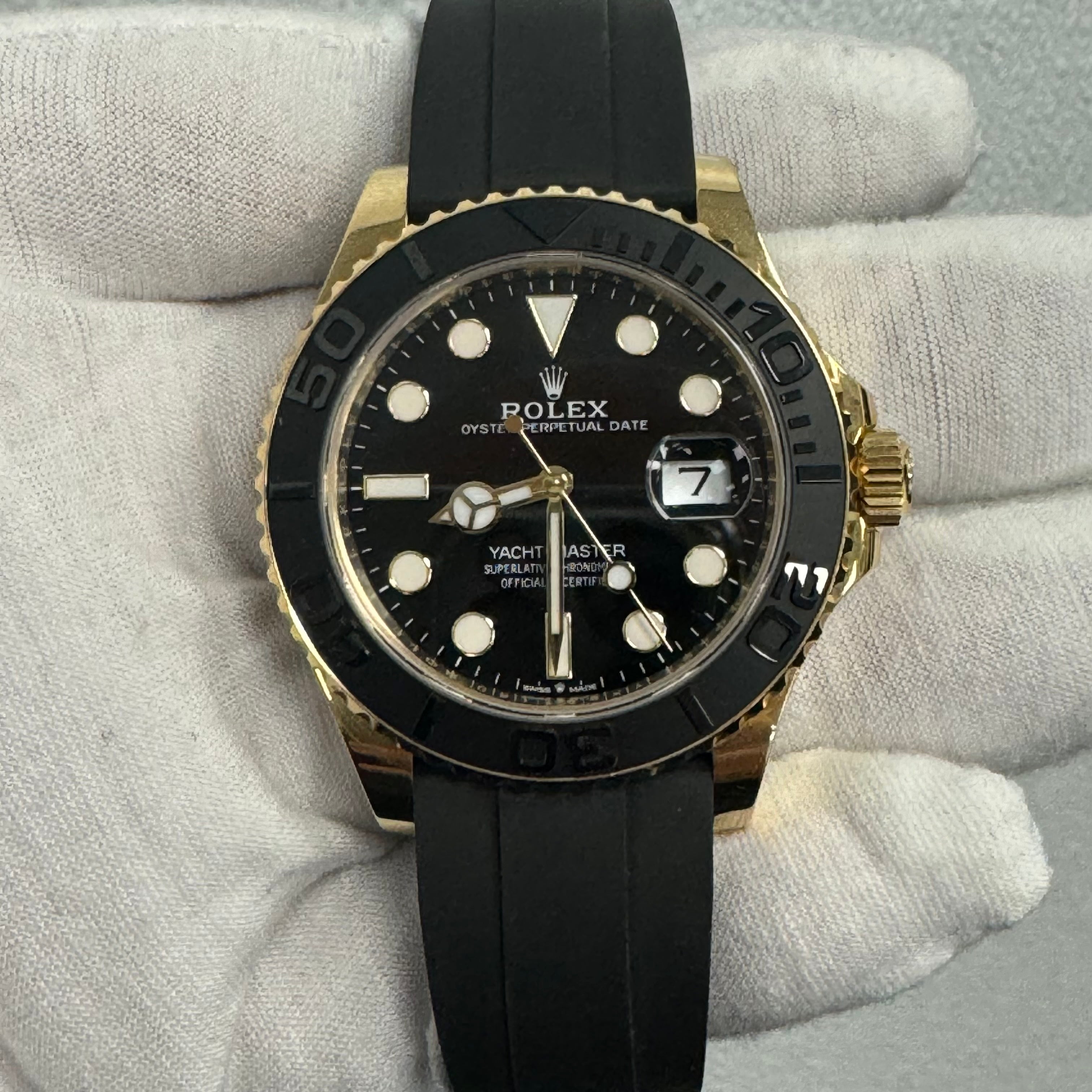 Rolex Yacht Master 42mm Black Dial Watch Ref# 226658 - Happy Jewelers Fine Jewelry Lifetime Warranty