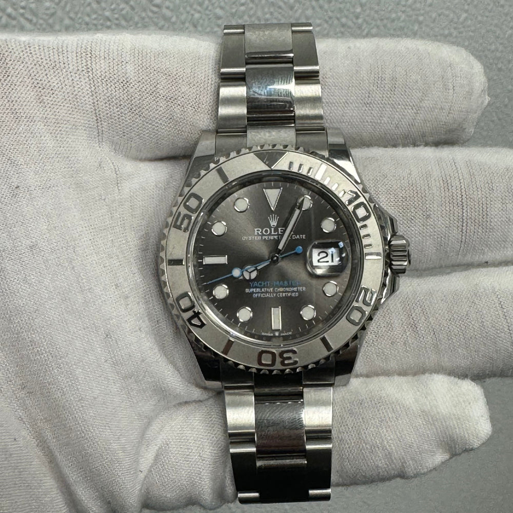 Rolex Yacht-Master 40mm Rhodium Dial Watch Ref# 126622 - Happy Jewelers Fine Jewelry Lifetime Warranty