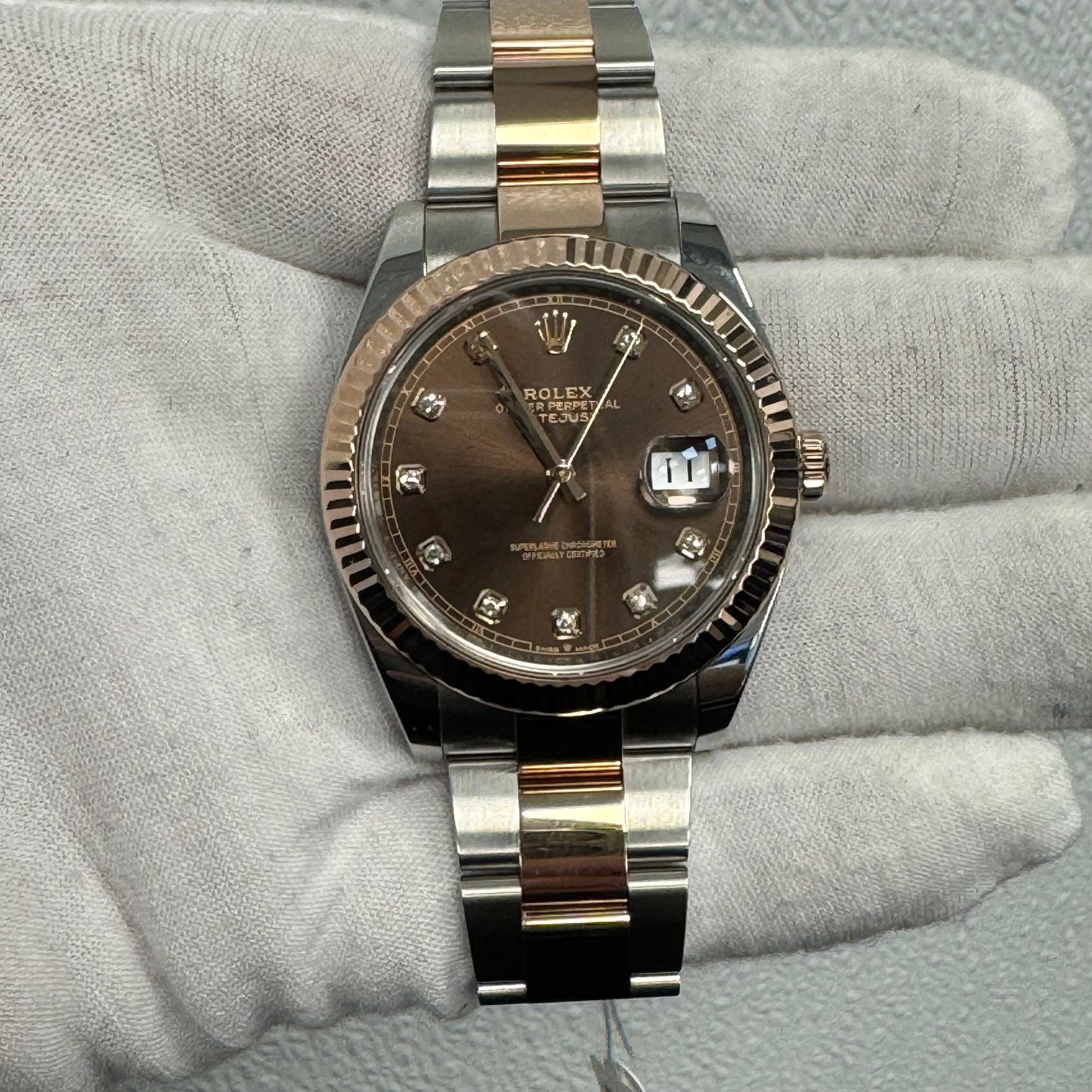 Rolex Datejust 41mm Brown Dial Watch Ref# 126331