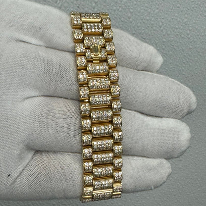 Rolex Day Date 41mm Custom Iced Out Pave Dial Watch Ref# 218238 - Happy Jewelers Fine Jewelry Lifetime Warranty