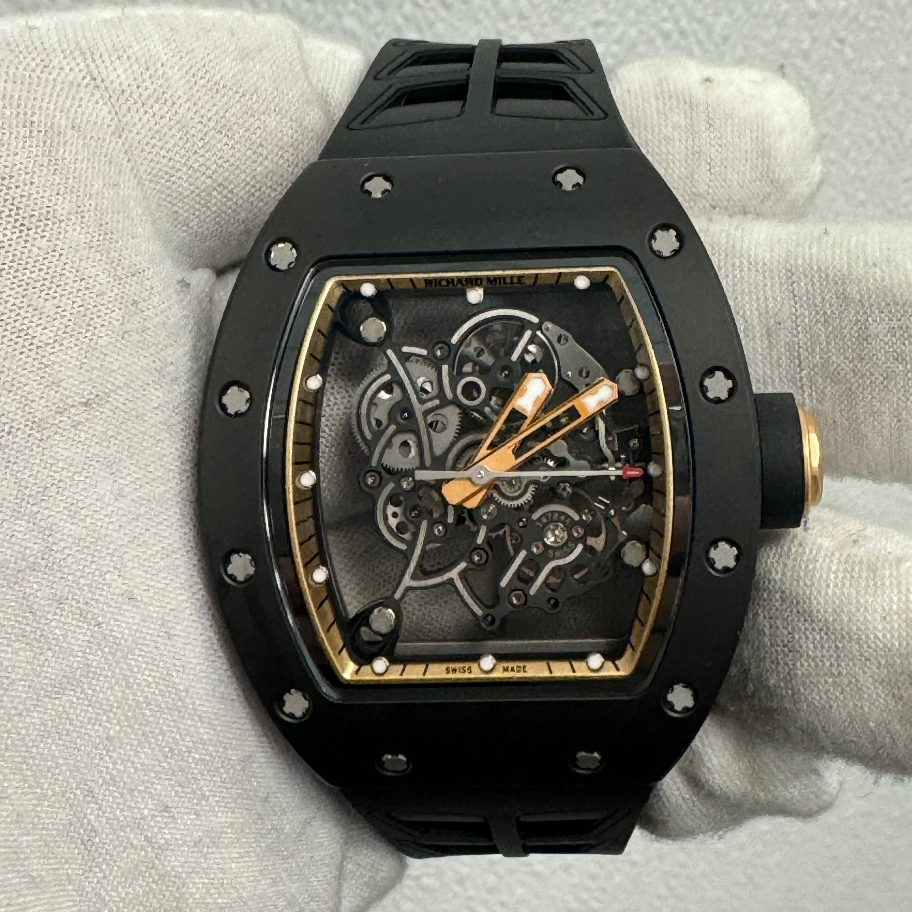 Richard Mille RM055 50mm Skeleton Dial Watch Ref# RM055 - Happy Jewelers Fine Jewelry Lifetime Warranty