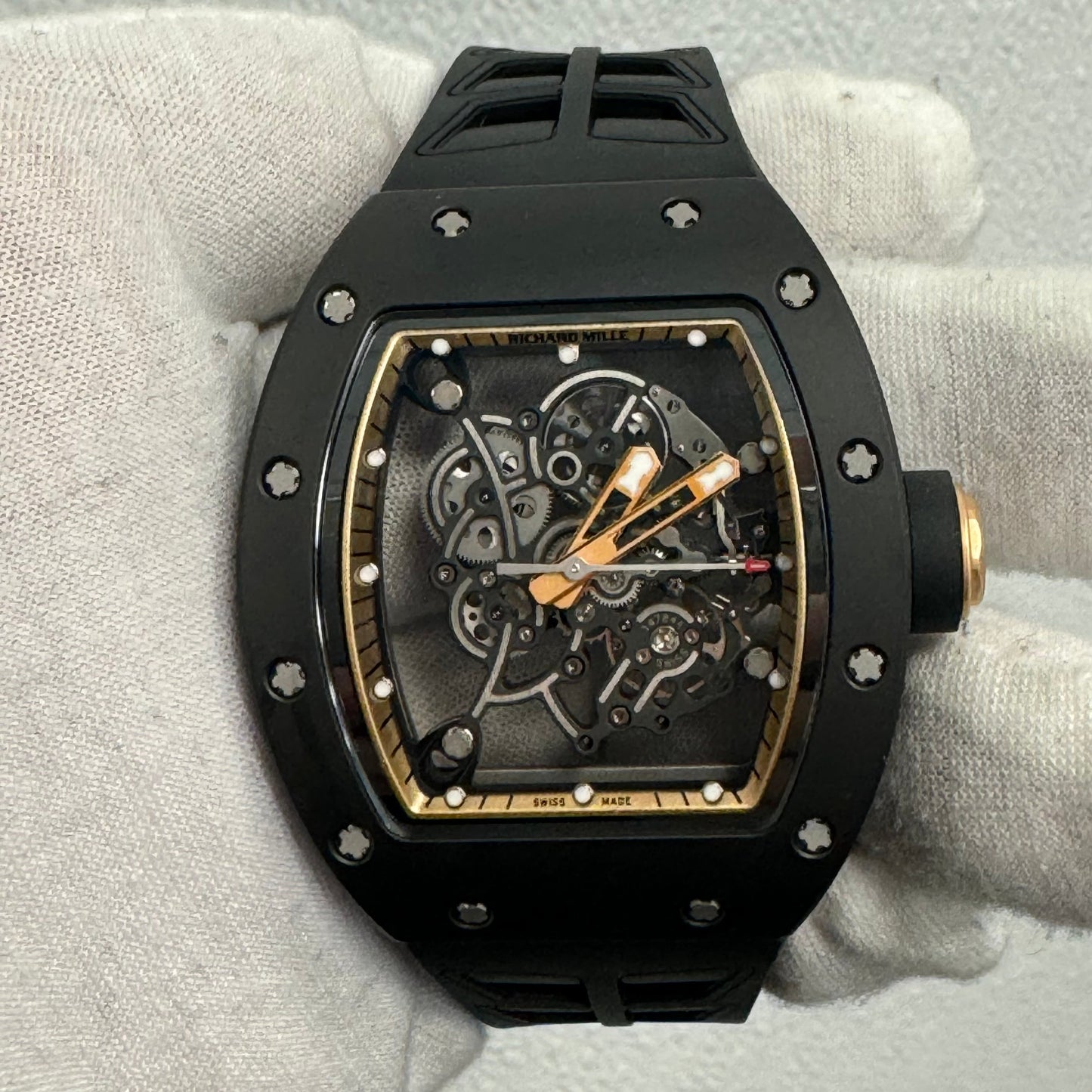 Richard Mille RM055 50mm Skeleton Dial Watch Ref# RM055