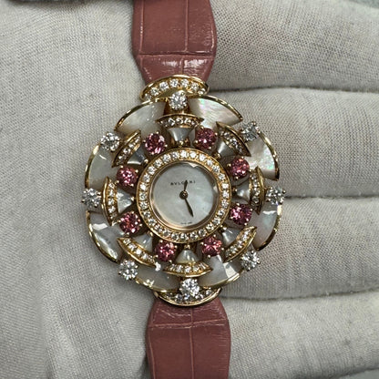 Bvlgari Diva's 39mm Mop Dial Watch Ref# 102218 - Happy Jewelers Fine Jewelry Lifetime Warranty