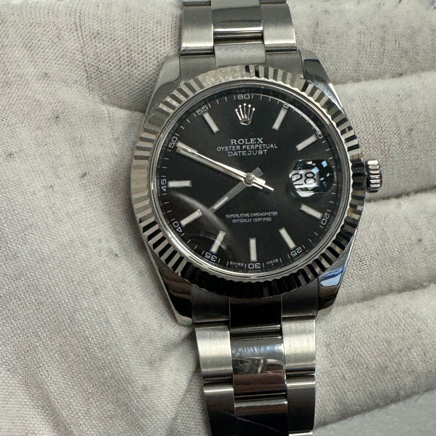 Rolex Datejust 41mm Black Dial Watch Ref# 126334