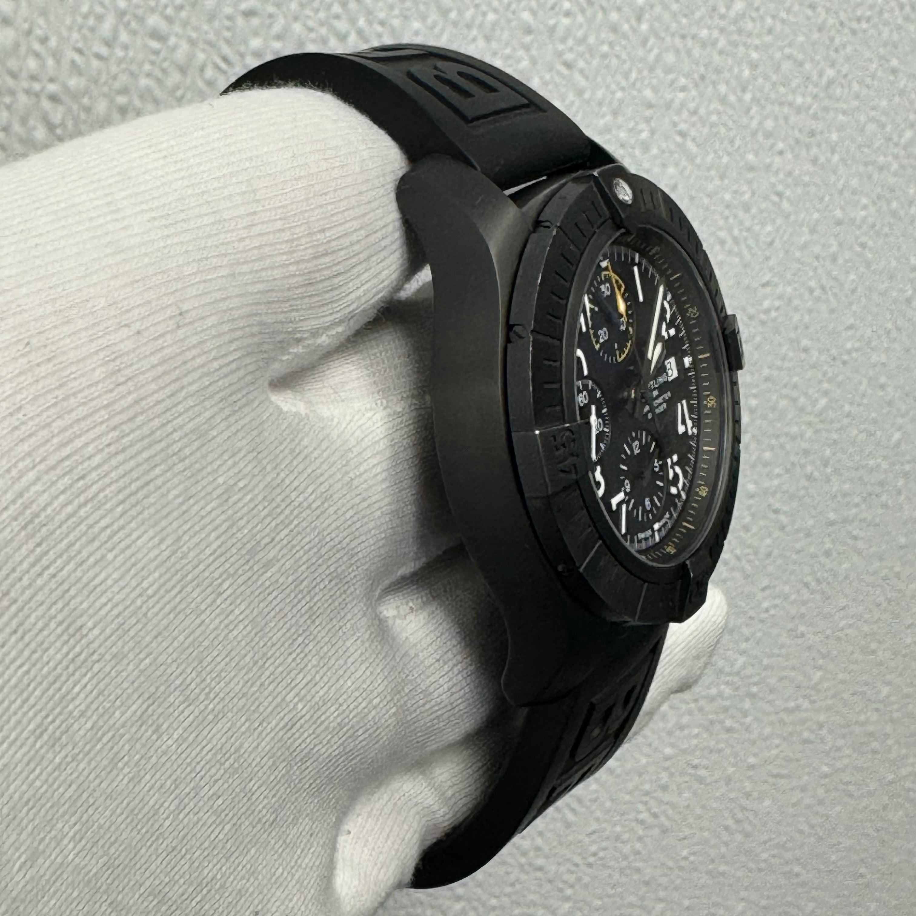 Breitling Avenger 45mm Black Dial Watch Ref# V13317 - Happy Jewelers Fine Jewelry Lifetime Warranty