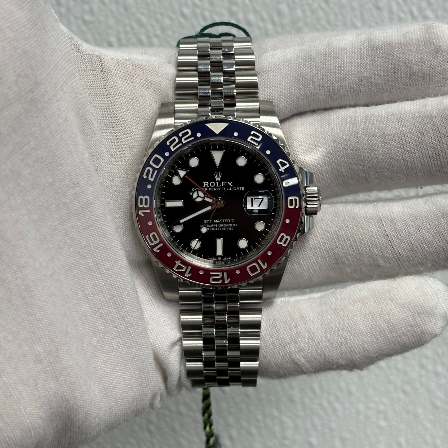 Rolex GMT-Master II 40mm Black Dial Watch Ref# 126710BLRO